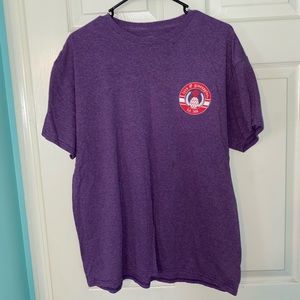 Purple love & pineapple shirt size large